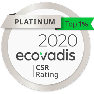 Ecovadis Gold CSR Rating 2019