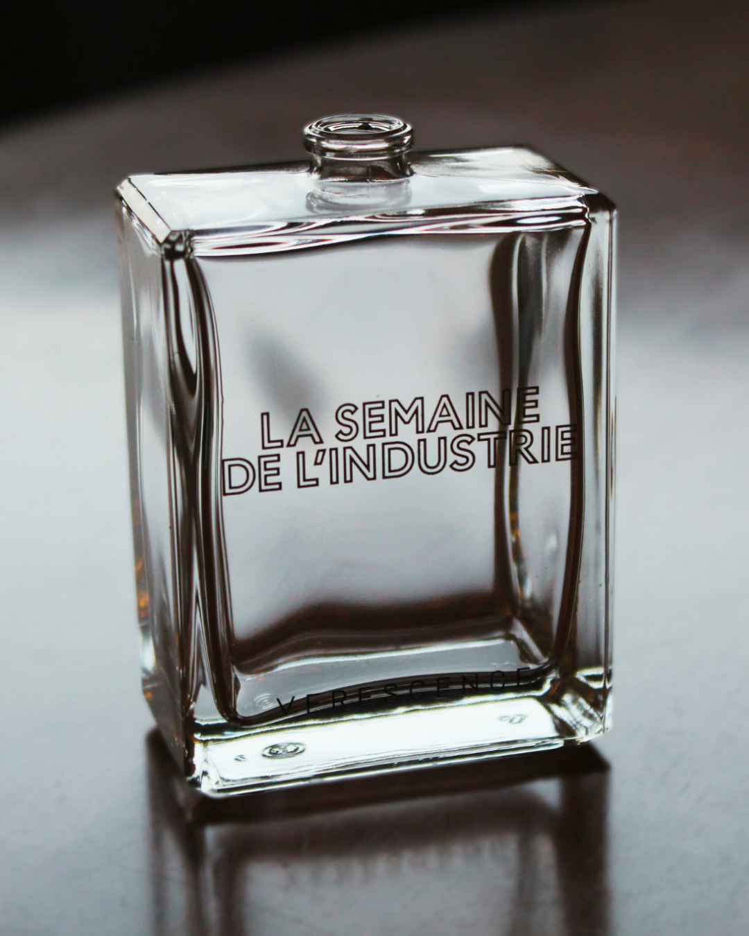 Flacon en verre Semaine de l'Industrie
